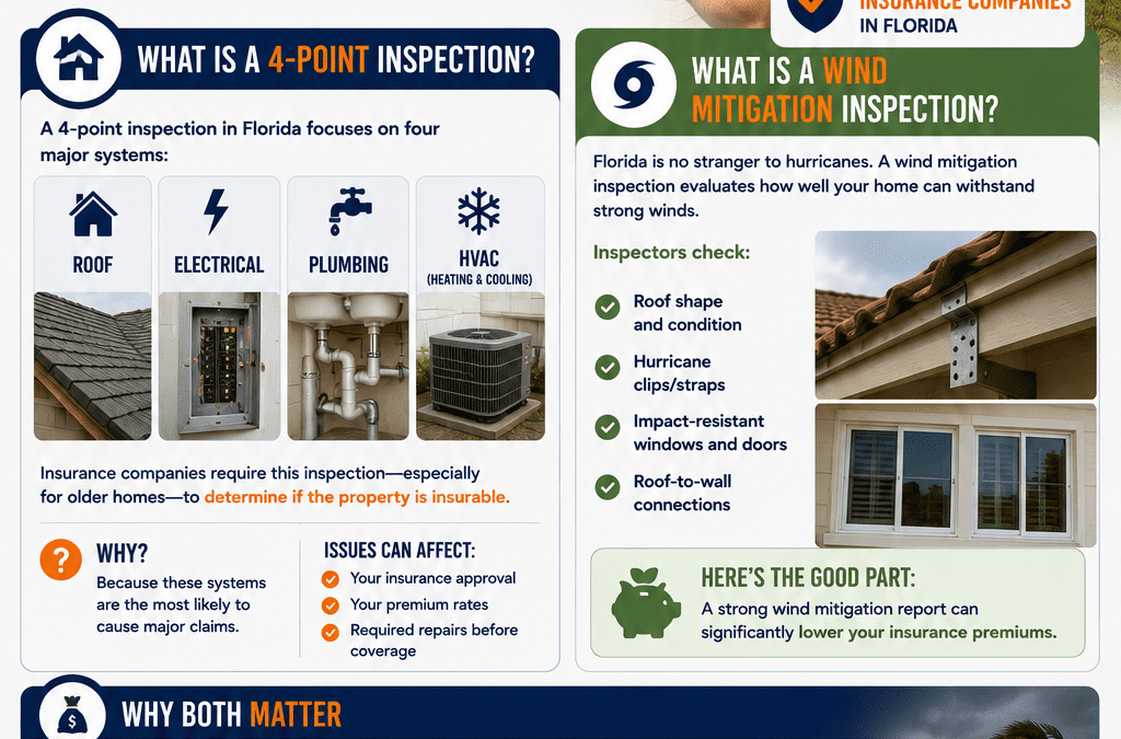 Understanding Florida’s 4-Point & Wind Mitigation Inspections